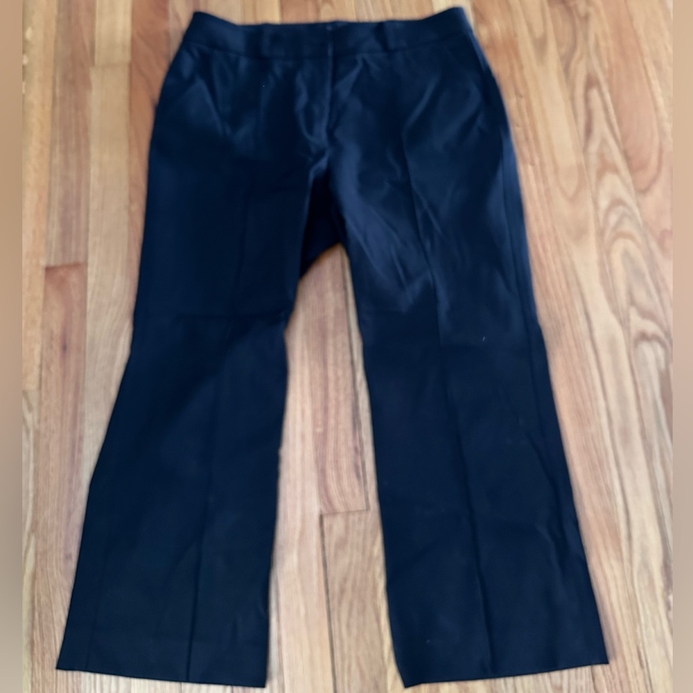 LOFT ankle trouser in black